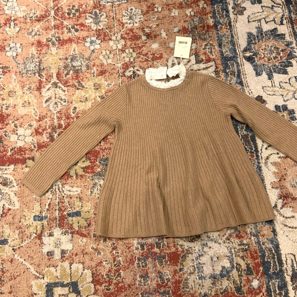Sezane Merino wool and cotton pullover Jumper NWT - Picture 6 of 6